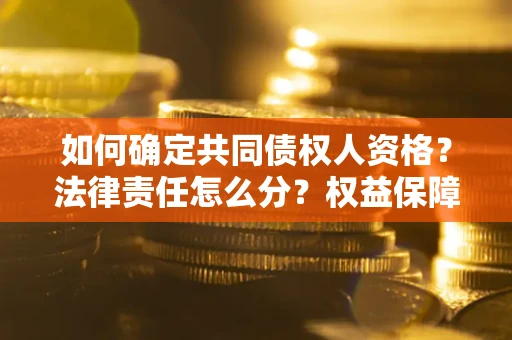 北京如何确定共同债权人资格？法律责任怎么分？权益保障技巧揭秘！