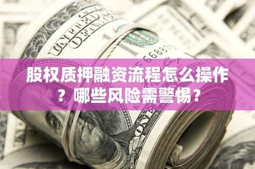 北京股权质押融资流程怎么操作？哪些风险需警惕？