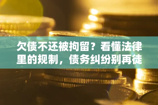 北京欠债不还被拘留？看懂法律里的规制，债务纠纷别再徒劳奔波