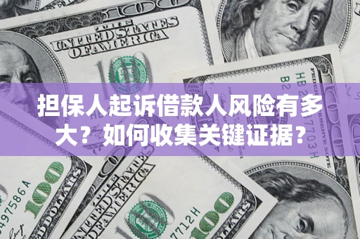 北京担保人起诉借款人风险有多大？如何收集关键证据？