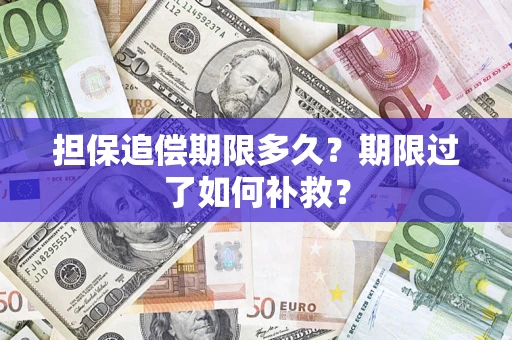 北京担保追偿期限多久？期限过了如何补救？